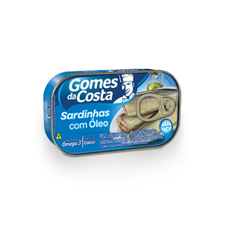 Sardinha ao Óleo Gomes da Costa 125g